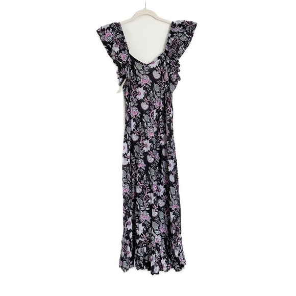MILLE Klara Floral Midi Dress in Tropical Night Size XL NWT - Picture 7 of 7
